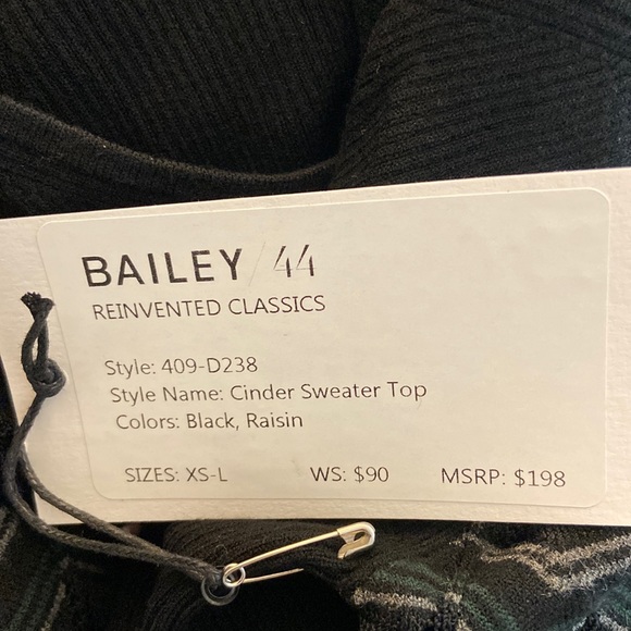 BAILEY 44 Cinder Sweater Top - Picture 2 of 6